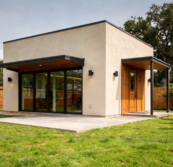 Garage conversion ADU project in Dallas TX